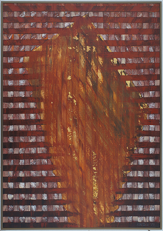 Acryl Gemälde INFERNO Viktor Hälke 1983