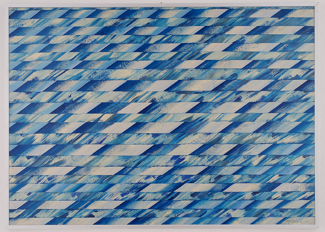 Acryl Gemälde MENTHOL Viktor Hälke 1986