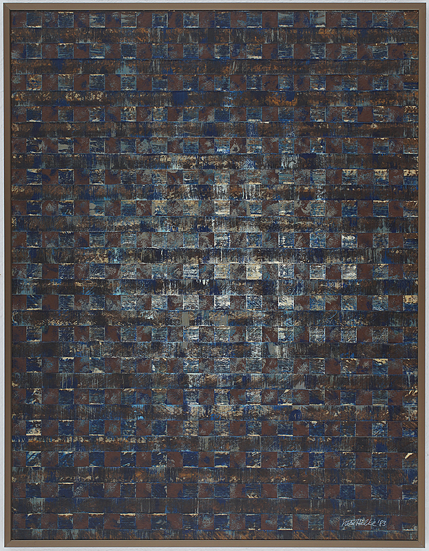 Acryl Gemälde TWEED Viktor Hälke 1983